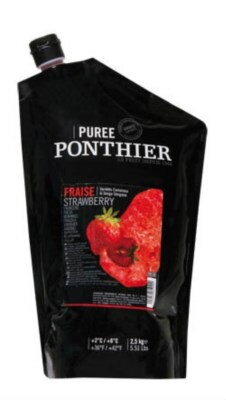 PONTHIER Pyré ovocné jahoda chlad. 2,5 kg